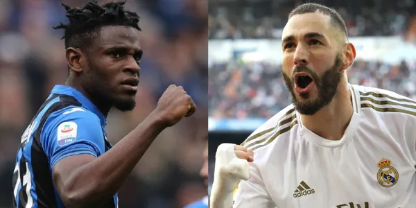 Duván Zapata aparece como una opción para ser el delantero que le pelee el puesto a Benzema en el Real Madrid y este sueldo le pueden ofrecer.
