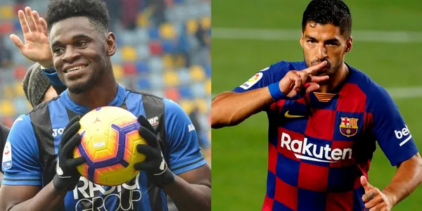 Duván Zapata está en los candidatos a tomar el puesto que dejó Luis Suárez, y mira la diferencia de sueldo que habría con el uruguayo Luis Suárez.