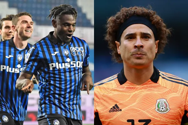 Duván Zapata estuvo presente en la histórica goleada que sufrió el portero mexicano Guillermo Ochoa en la Serie A de Italia.