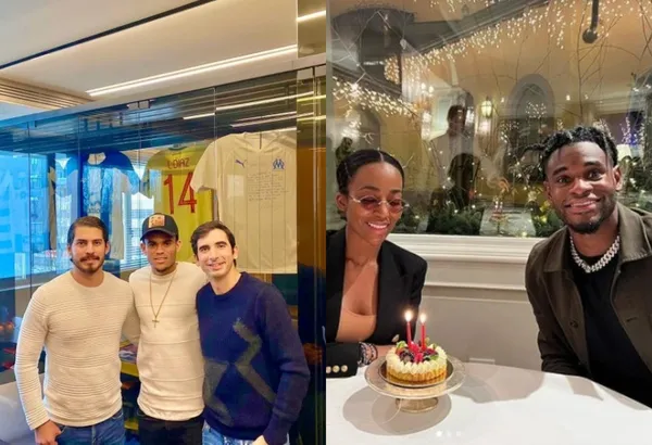 Duván Zapata presume algunos de los pocos lujos que le fascinan a Luis Díaz.