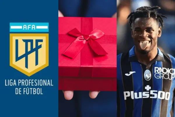Duván Zapata recibió un regalo directamente desde la liga de Argentina.