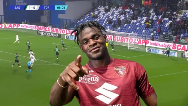 Duván Zapata volvió a convertir en Serie A. FOTO: 'X'