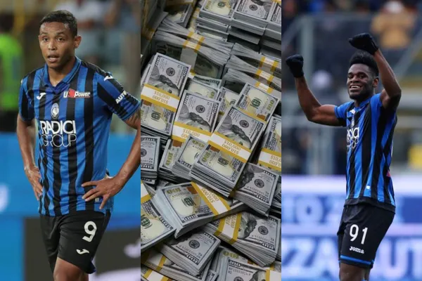 Duván Zapata y Luis Muriel juegan en el Atalanta de Italia y tienen millonarios ingresos gracias a sus goles.