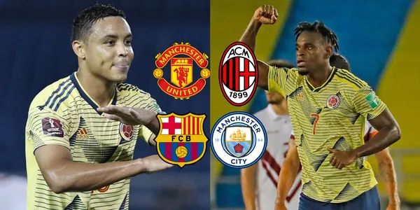 Duván Zapata y Luis Muriel la están rompiendo, tanto en el Atalanta como en la selección colombiana, y el costo de sus pases están por las nubes.