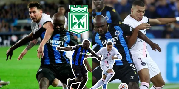 Éder Álvarez Balanta jugando la Champions League