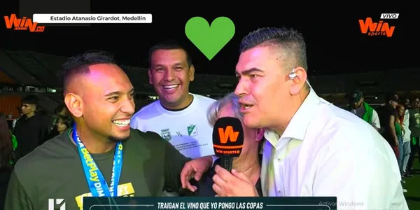 Eduardo Luis de Win Sports no paró en elogios con Jarlan Barrera quien no hizo nada para el reciente título de Atlético Nacional.