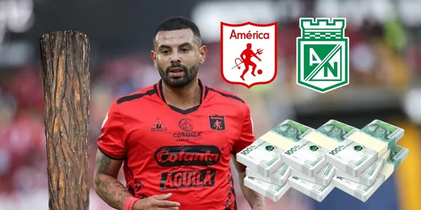 Edwin Cardona tuvo una jugada que lo dejó muy mal parado contra Atlético Nacional.