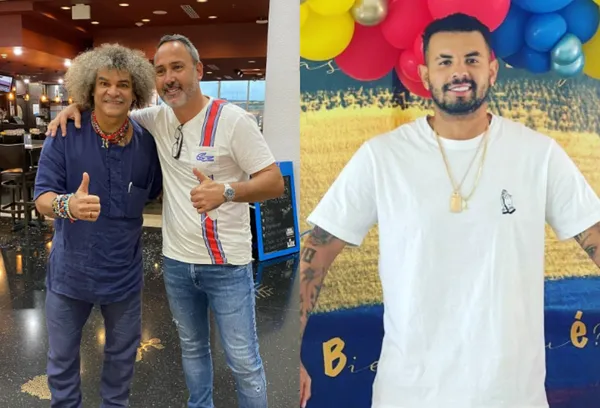Edwin Cardona y Carlos Valderrama solo comparten como punto en común el fútbol, porque fuera de las canchas tienen agendas diferentes.