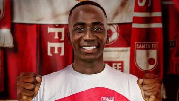 Edwin 'Shirra' Mosquera fue presentado en Independiente Santa Fe - X @SantaFe