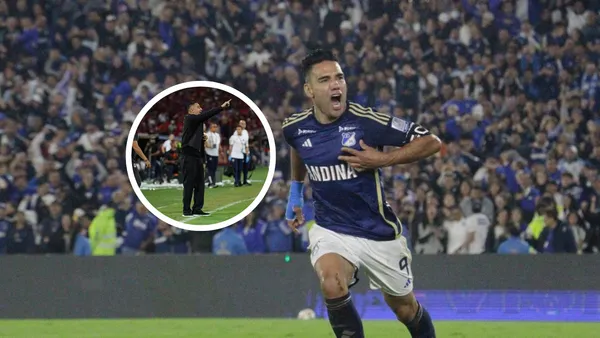 Efraín Juárez y Radamel Falcao García Foto: El Tiempo y El Colombiano