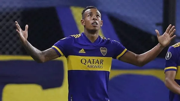 El antioqueño lleva tres años y medio vistiendo la dorsal de la 'Xeneize' en lo que significó su primera disputa internacional