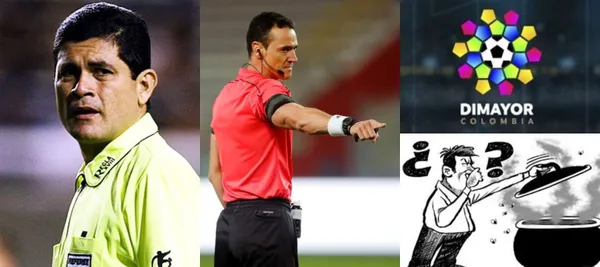El arbitro colombiano destapó la jugada sucia que recibió