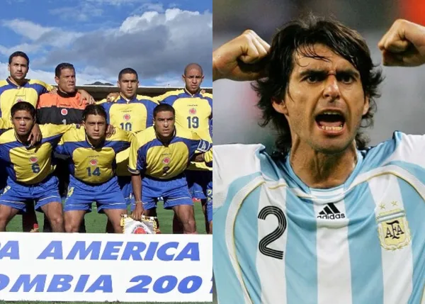 El argentino Ayala fue una vez víctima de la velocidad y los dribles de Víctor Hugo Aristizábal en un juego de Colombia contra Argentina, está el recuerdo y un reto que se generó.