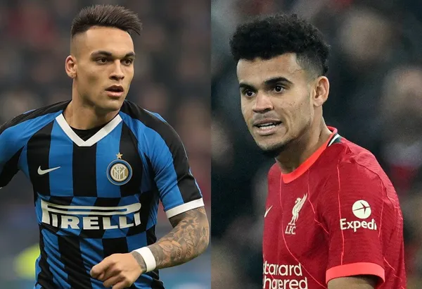 El argentino Lautaro Martínez le prestó especial atención al colombiano cuando lo vio ingresar al campo en la Champions League.