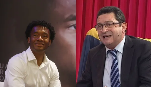 El argentino no paró de engrandecer en plena transmisión al colombiano tras el gol olímpico en Turín donde habló de su enorme capacidad.