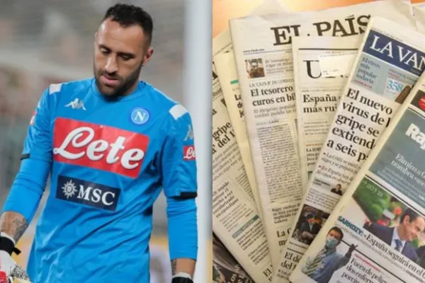 El arquero colombiano fue titular en la derrota de Napoli ante Fiorentina en la liga italiana.