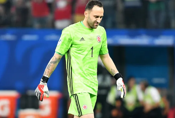 El arquero colombiano hizo su mejor esfuerzo pero no tuvo la respuesta que se necesitaba por parte de sus compañeros.