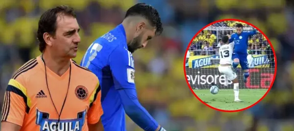 El arquero fue uno de los más troncos en el partido que empató Colombia 1-1 ante Uruguay