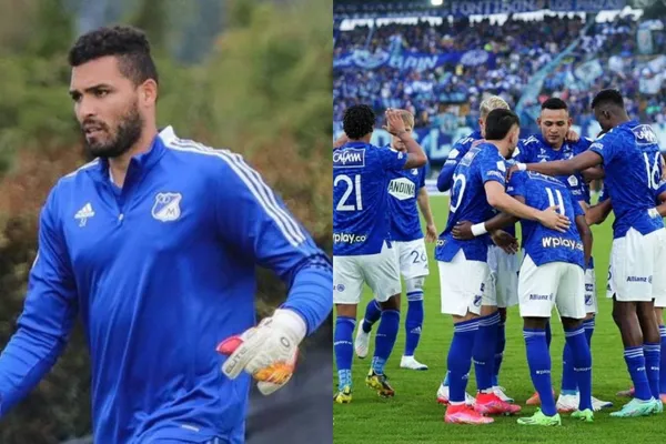 El arquero de Millonarios habló sobre los rumores que se había rotó el camerino por el bache que tuvo el embajador