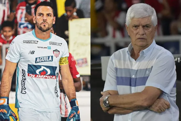 El arquero tuvo una insólita acción en el partido que terminó perdiendo Junior 4-3 ante el Deportivo Pereira en los cuadrangulares semifinales de la liga Betplay