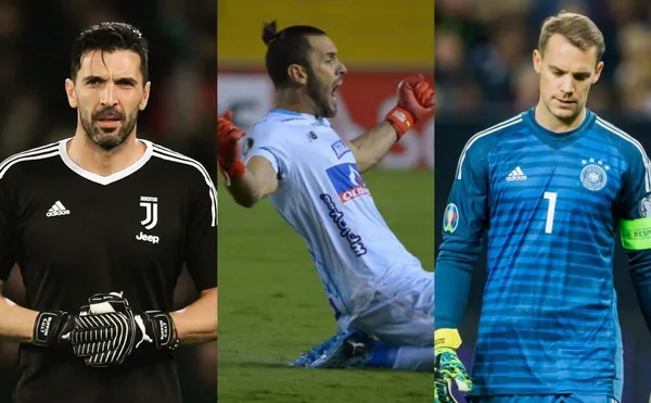 El arquero uruguayo del Junior marcó un gol de tiro libre y anotó su nombre en la historia de los torneos internacionales de Sudamérica