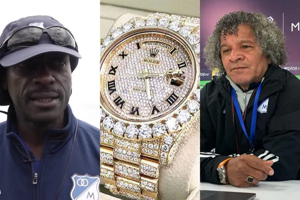 El asistente Cerveleón Cuesta llegó a la práctica con un lujo que envidian muchos jugadores.