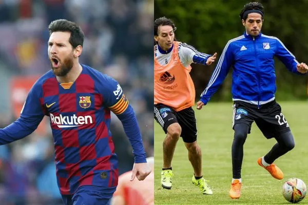 El astro argentino tuvo un gran gesto con Fabián Vargas quien brilló en Millonarios y tuvo paso por Europa