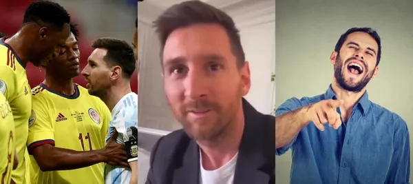 El astro argentino vivió una incómoda situación por un actor colombiano