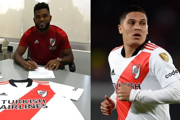 El atacante colombiano es nuevo refuerzo de River Plate y llega procedente del Junior