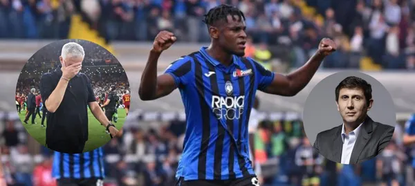 El atacante colombiano marcó un gol con Atalanta ante Frosinone