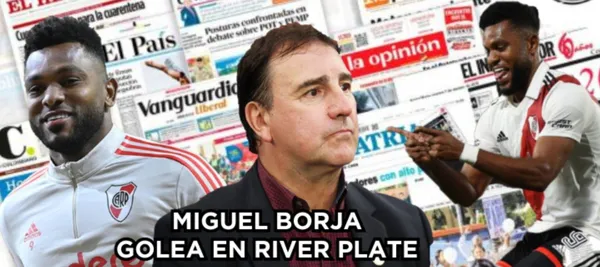 El atacante colombiano sigue en racha positiva marcando goles con River Plate