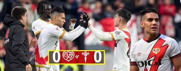 El atacante colombiano sigue sumando minutos con Rayo Vallecano