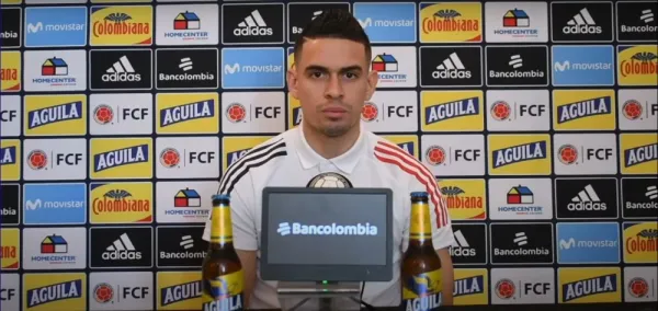 El atacante del Eintracht Frankfurt de Alemania Rafael Santos Borre, fue uno de los puntos más fuertes de Colombia en Barranquilla frente a Perú.