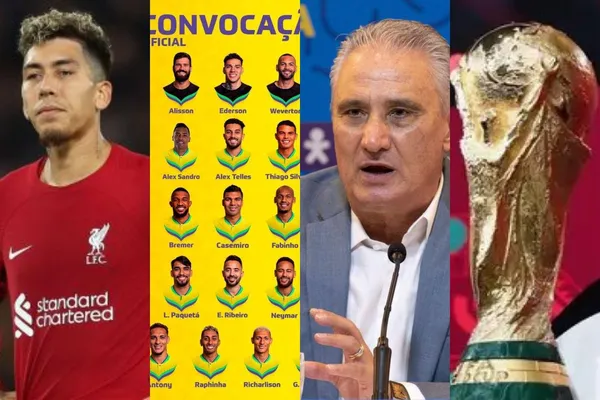 El atacante del Liverpool quien es compañero de Luis Díaz no fue convocado por el técnico Tite de Brasil para jugar el Mundial de Catar 2022