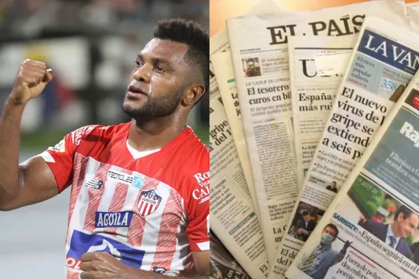 El atacante fue la figura del partido con Junior ante Oriente Petrolero en la Copa Sudamericana.