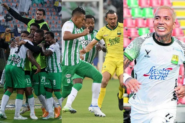 El atacante de los leopardos marcó el único gol de Bucaramanga ante Atlético Nacional.