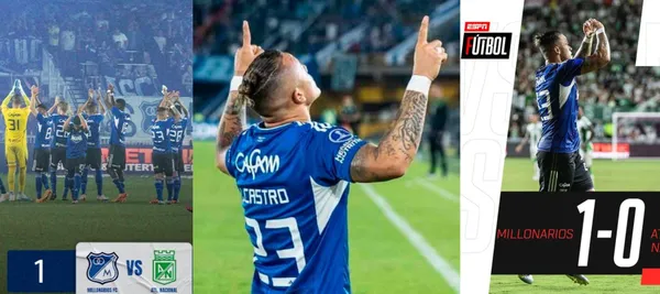 El atacante de Millonarios fue la gran figura en la victoria ante Atlético Nacional