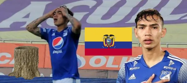 El atacante no tuvo un buen paso por Millonarios al mando de Alberto Gamero