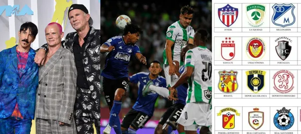 El bajista de la banda norteamericana respeta y tiene la camiseta de otro club de Colombia