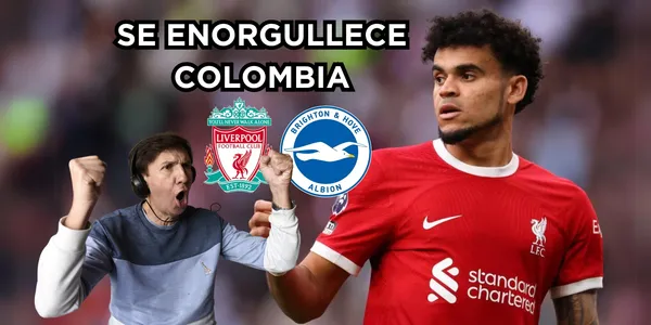 El Bambino Pons reaccionó al ver a Luis Díaz en el Liverpool. Foto de Díaz tomada de la Revista Semana y del Bambino de Infobae.