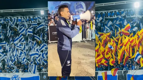 El banderazo de Millonarios y el mensaje de Falcao
