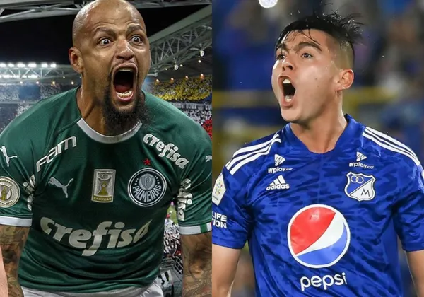 El brasileño Felipe Melo jugó de manera sucia contra Millonarios FC y en especial contra Daniel Ruiz.