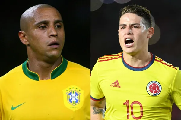 El brasileño Roberto Carlos respeta a un jugador colombiano, no es James Rodríguez y en el vídeo que está abajo te decimos quién es ⬇️⬇️⬇️