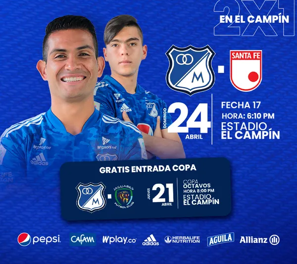 El Campín se viste de gala para recibir una noche mágica, donde los dirigidos por Gamero quieren afrontar un nuevo reto.