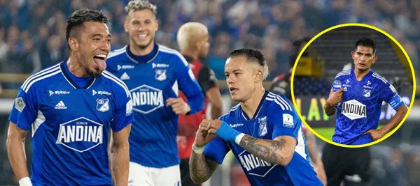 El capitán de Millonarios tuvo un choque con su compañero en el partido ante Cúcuta por Copa Colombia