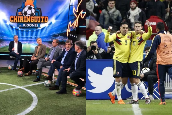 El Chiringuito de Jugones resaltó el llamado de James Rodríguez y Radamel Falcao a la Selección Colombia de Néstor Lorenzo.