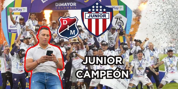 El Choronta Restrepo reaccionó tras ver lo que le hizo el Junior FC al DIM en la final.