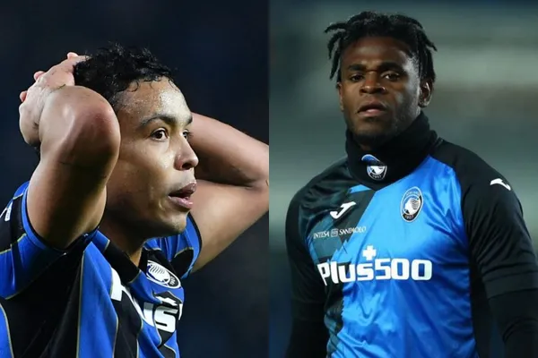 El club de Bérgamo cayó 2-0 como local ante Leipzig en la Europa League con presencia de los colombianos.