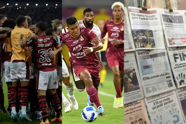 El club pijao cayó goleado en la Copa Libertadores por Flamengo en Brasil