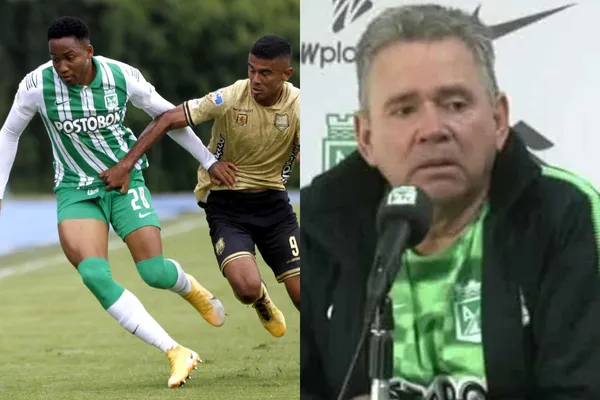 El club verdolaga perdió 1-0 en la liga colombiana y el entrenador dio una polémica declaración por el resultado.